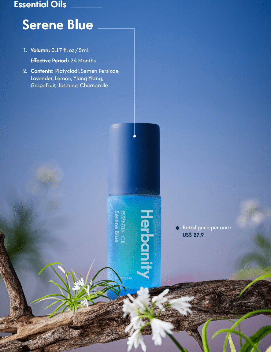 serene blue essential oil - 1