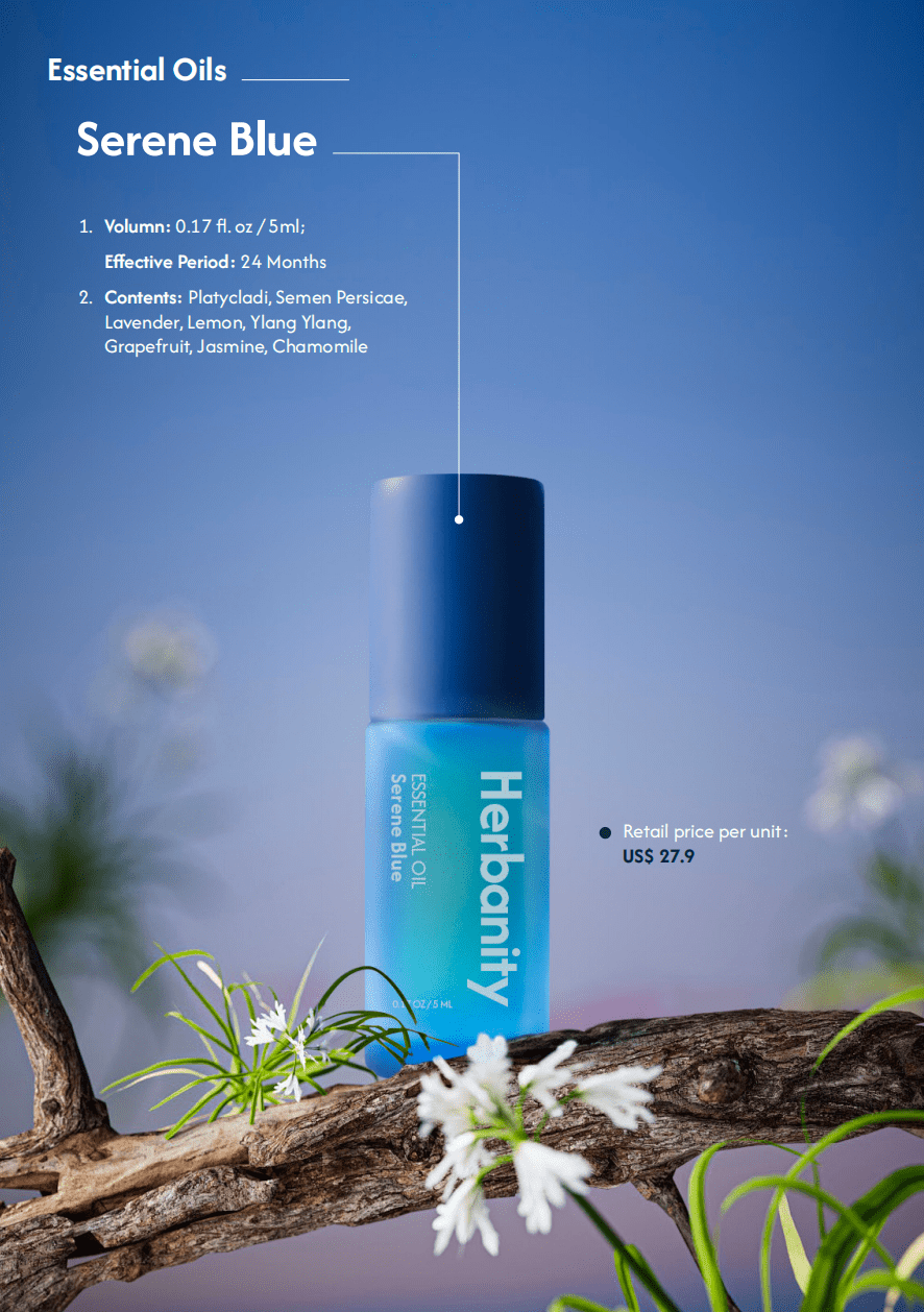 serene blue essential oil - 1